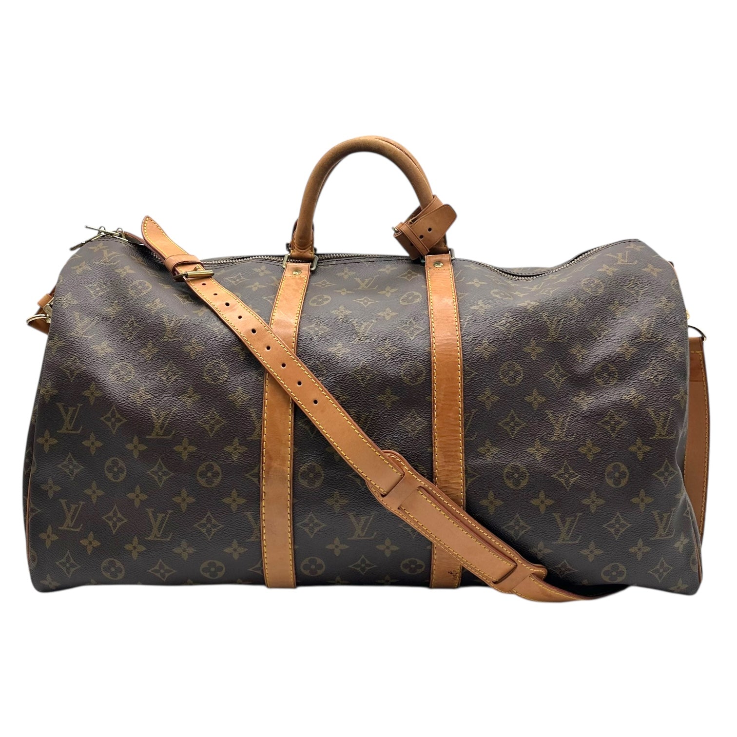 Louis Vuitton Classic Monogram Keepall 55 Duffle Bag - Outfit Repeater