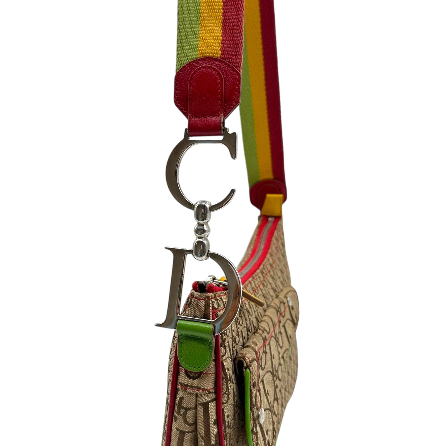 Christian Dior Rasta Crossbody Double Saddle Bag