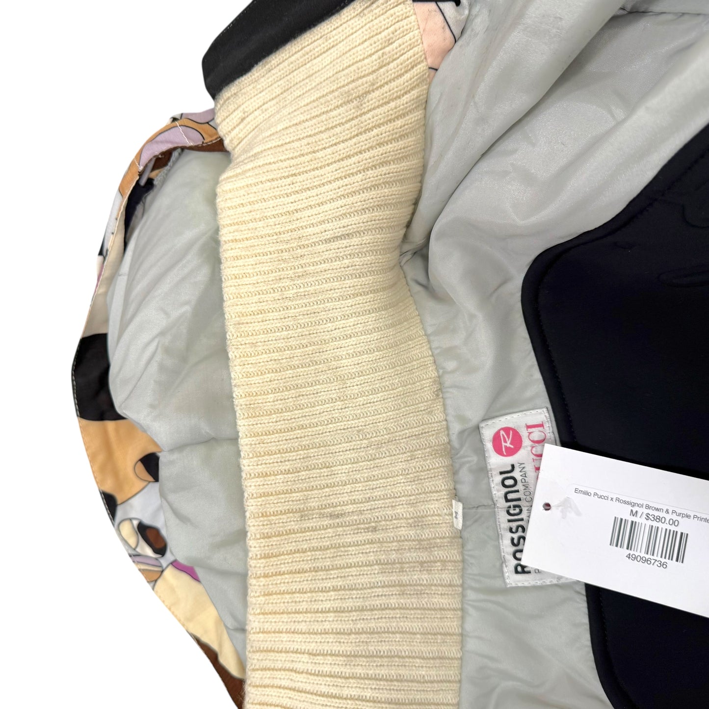 Emilio Pucci x Rossignol Brown & Purple Printed Ski Coat - Outfit Repeater