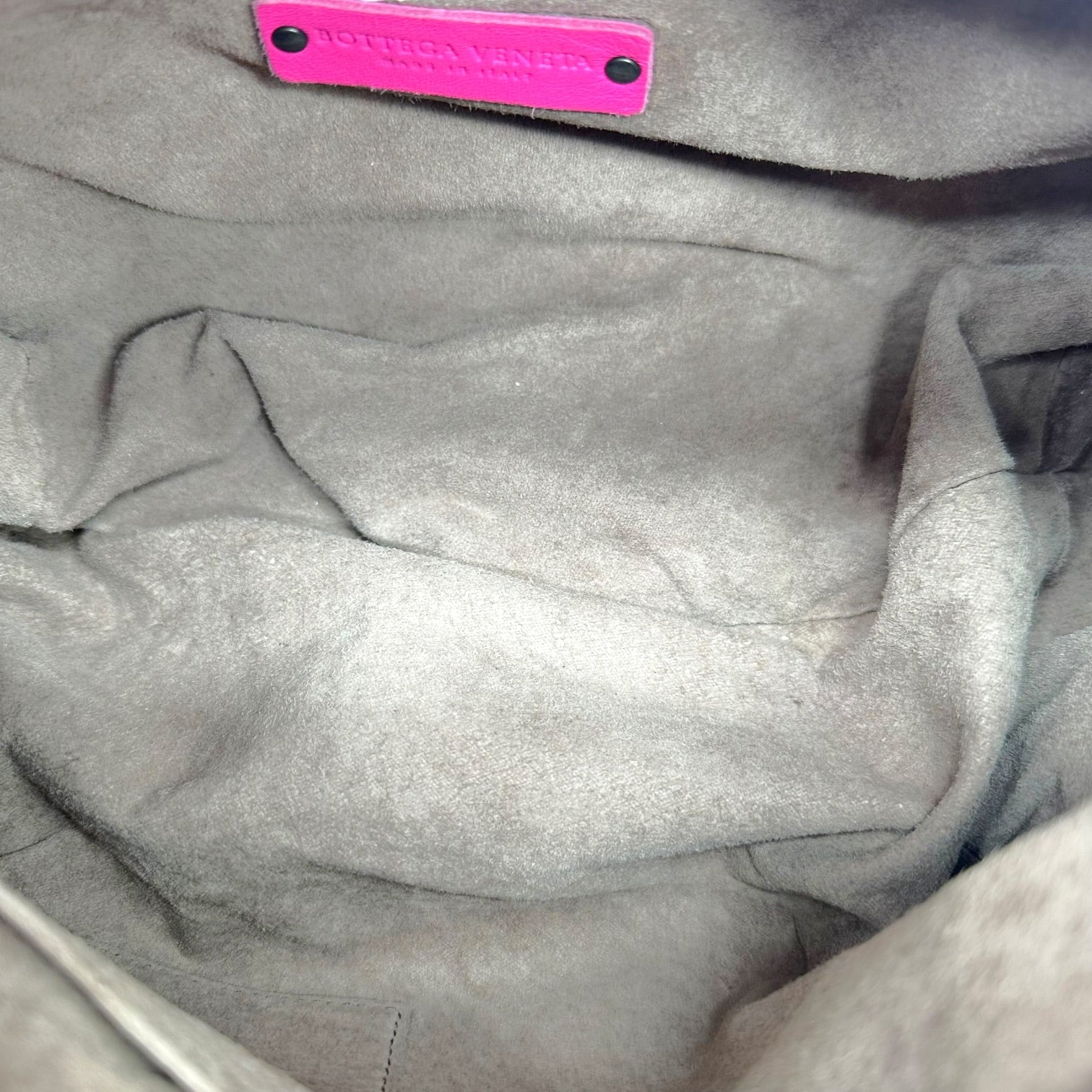 Bottega Veneta Hobo Bag Bright Pink Intrecciato Leather