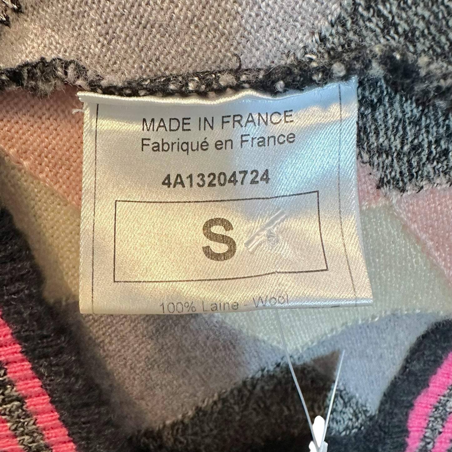 John Galliano F/W 2004 Pink & Gray Argyle Tank Top