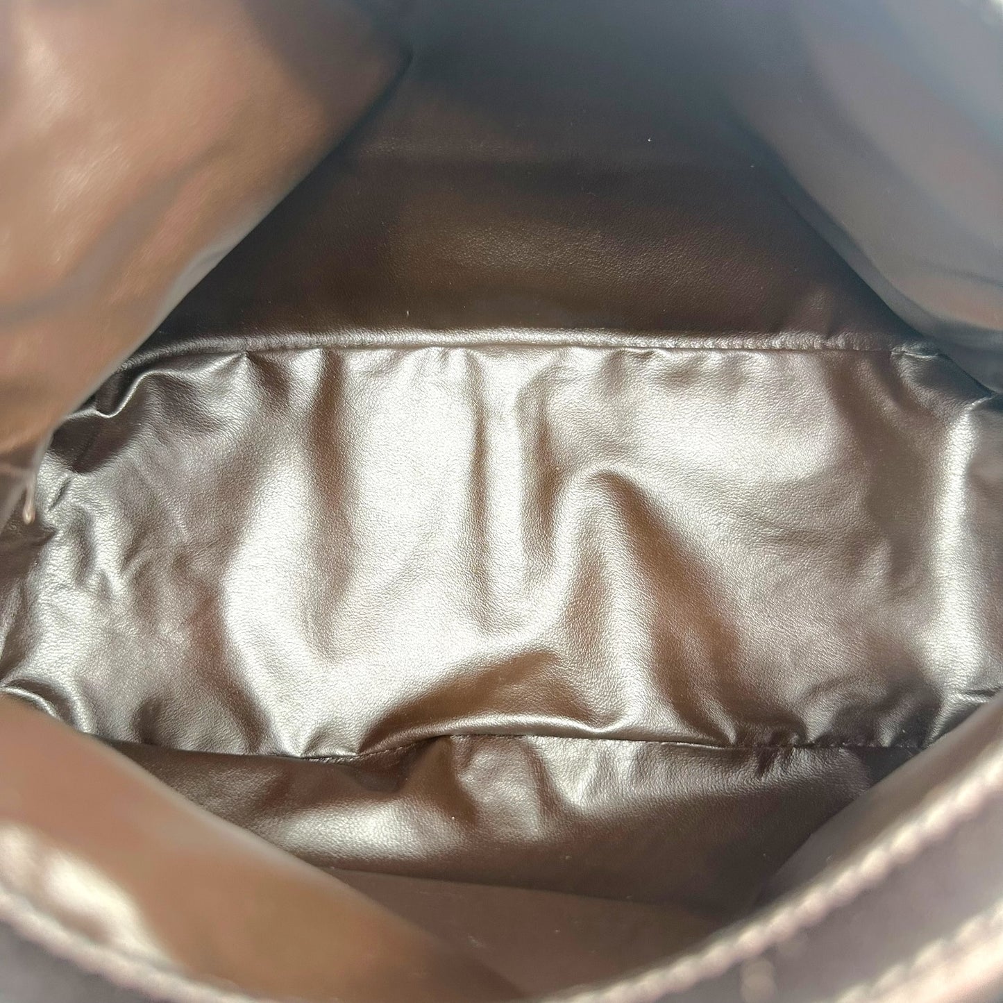 Fendi Brown & Tan Zucchino Monogram Pochette Handbag