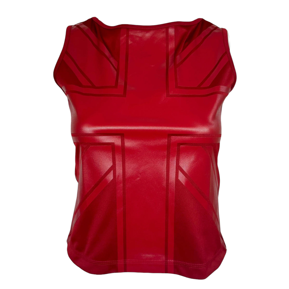 Hysteric Glamour Hysterics Burgundy Union Jack Flag Tank NEW