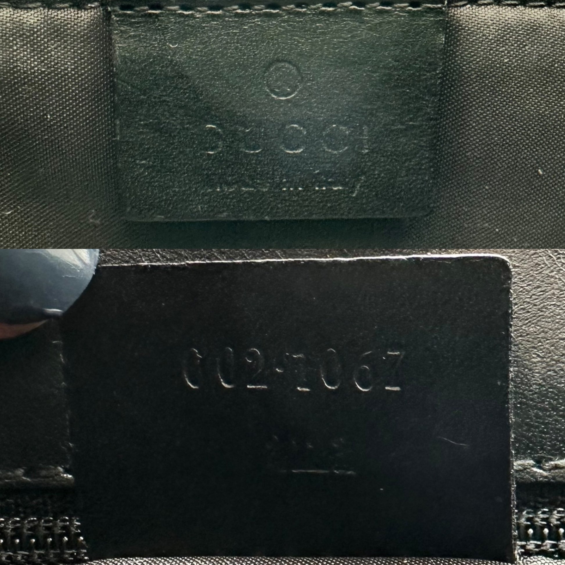 Gucci Black Monogram Canvas Jackie Bag - Outfit Repeater