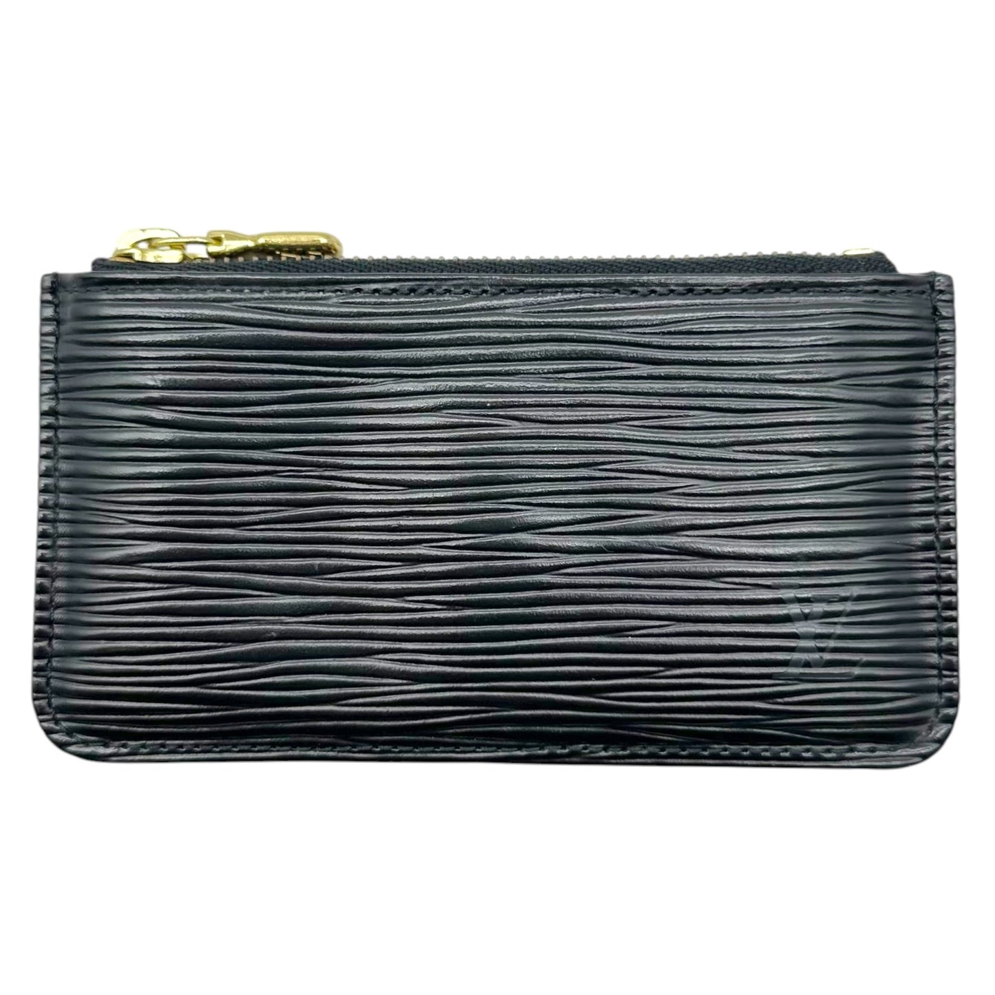 Louis Vuitton Black Epi Leather Zip Coin Pouch