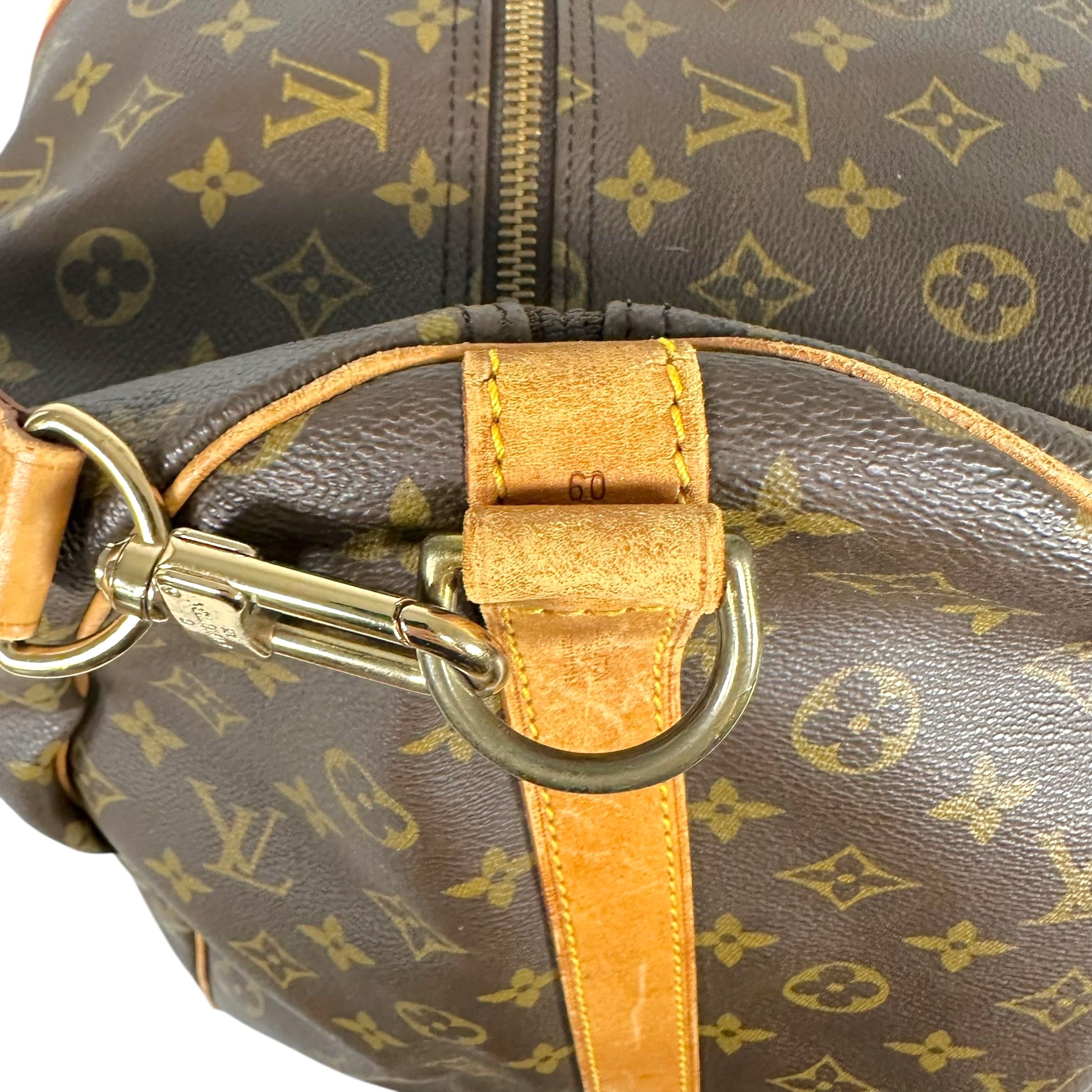 Louis Vuitton Classic Monogram Bandouliere 60 Duffle Bag - Outfit Repeater