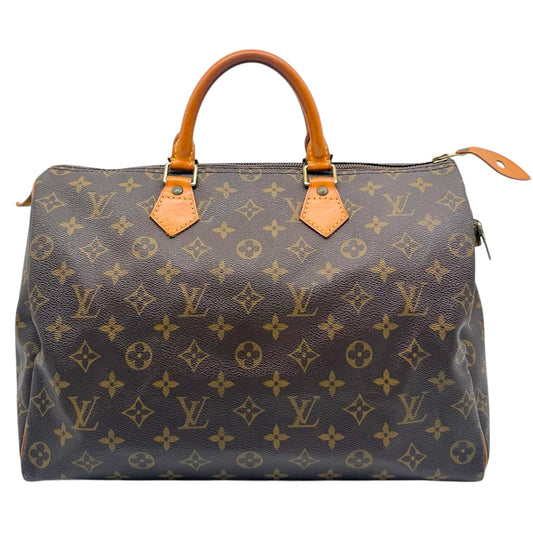 Louis Vuitton Speedy 30 Handbag Brown Monogram Canvas