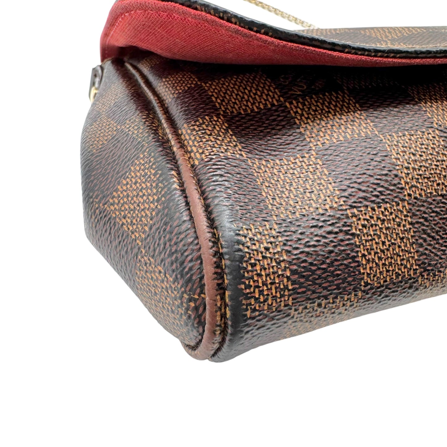 Louis Vuitton Damier Ebene Favorite MM Chain Strap Shoulder Bag