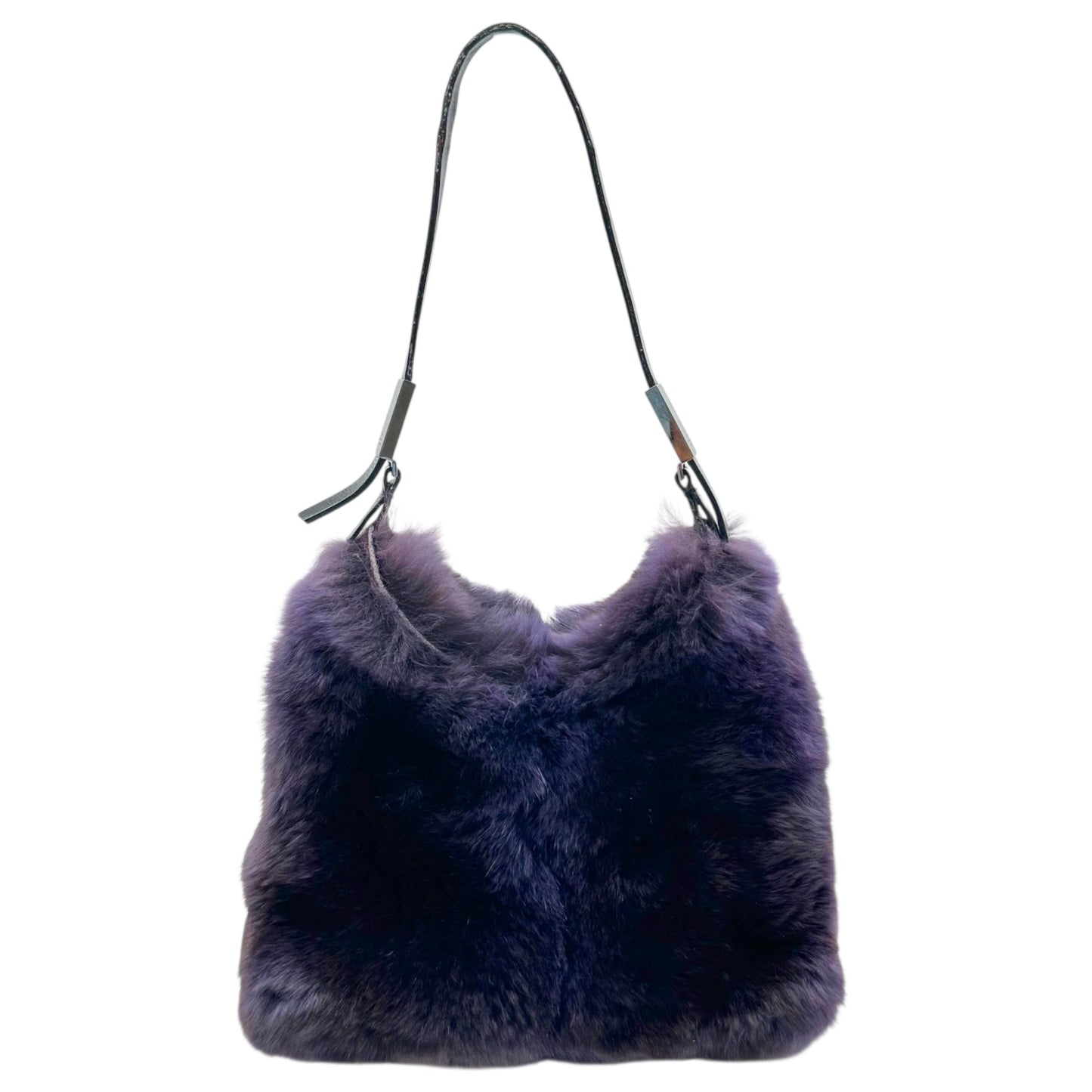 Gucci by Tom Ford Purple Rabbit Fur Mini Bag