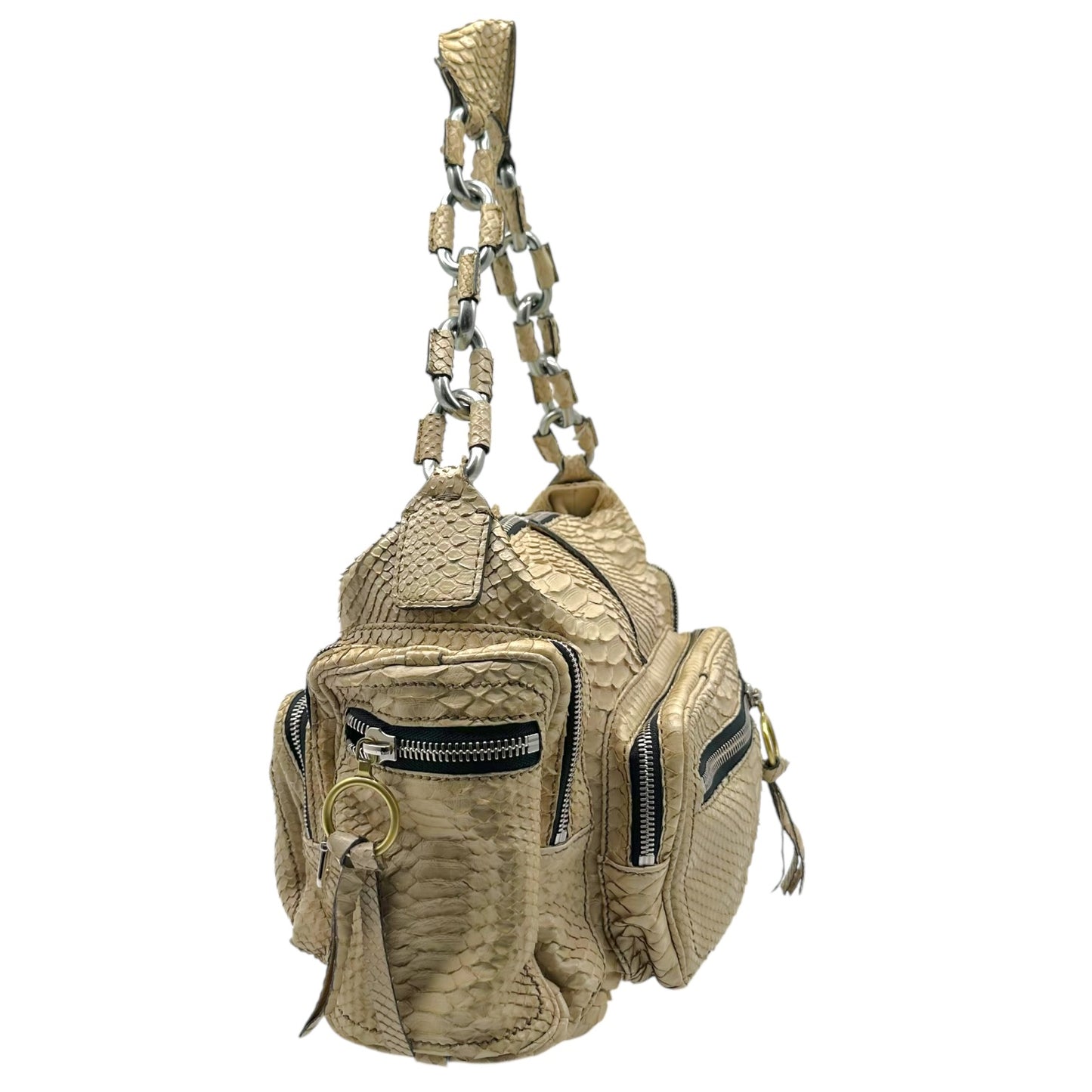 Chloe Ivory Python & Chain Link Large Betty Bag RARE