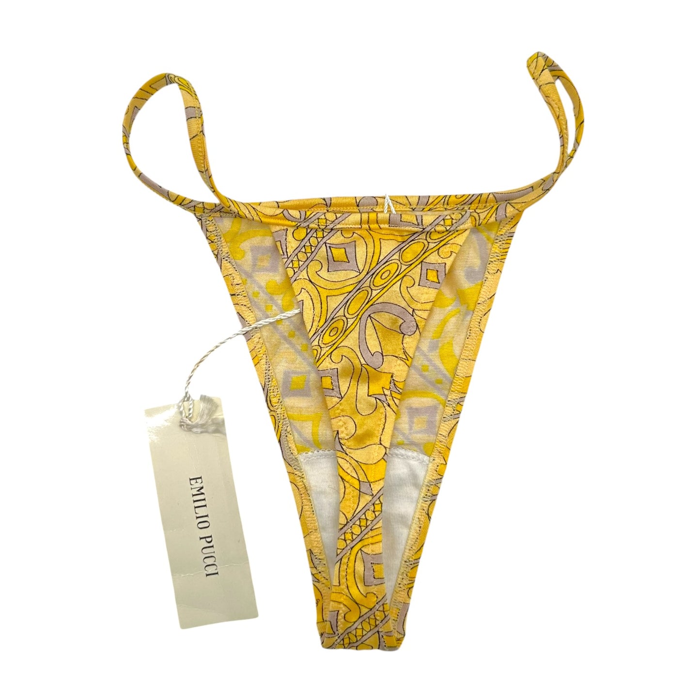 Emilio Pucci Yellow Thong