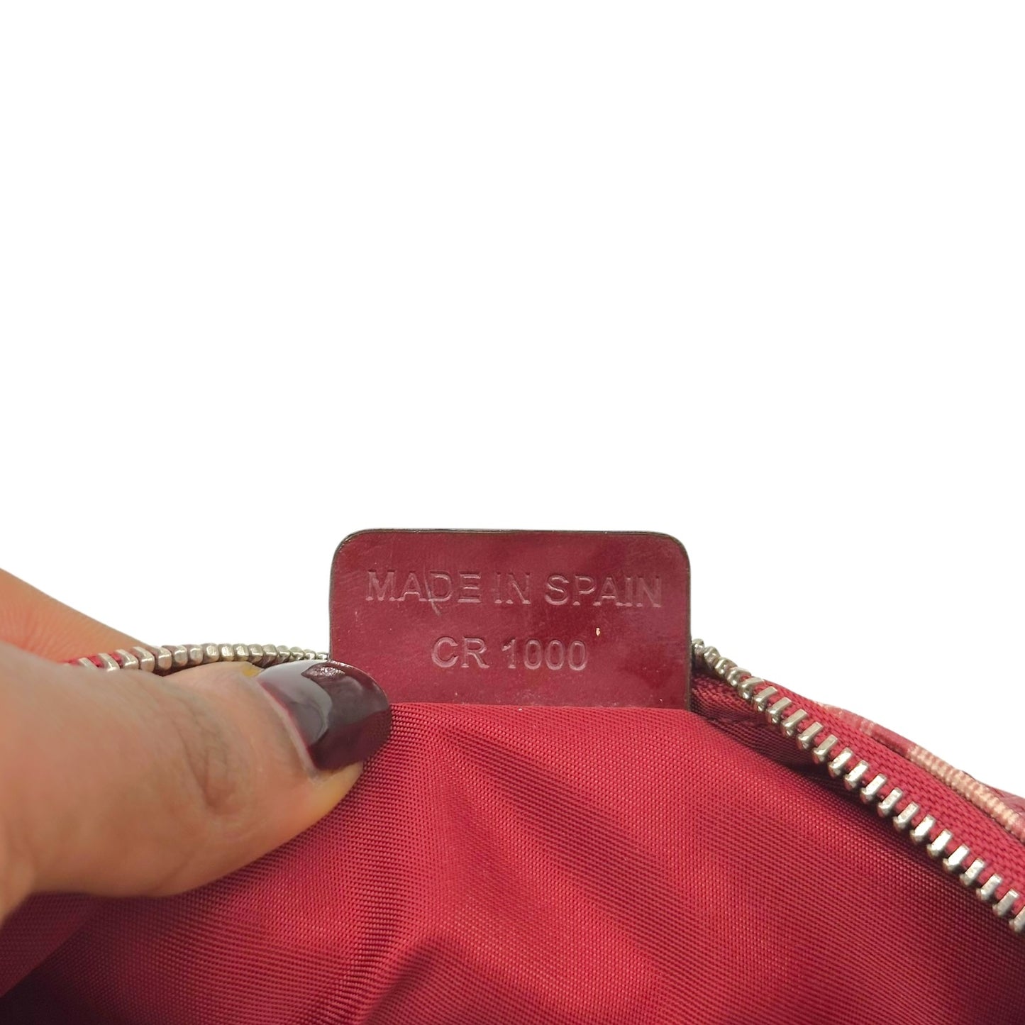 Christian Dior Red Trotter Monogram Mini Saddle Bag