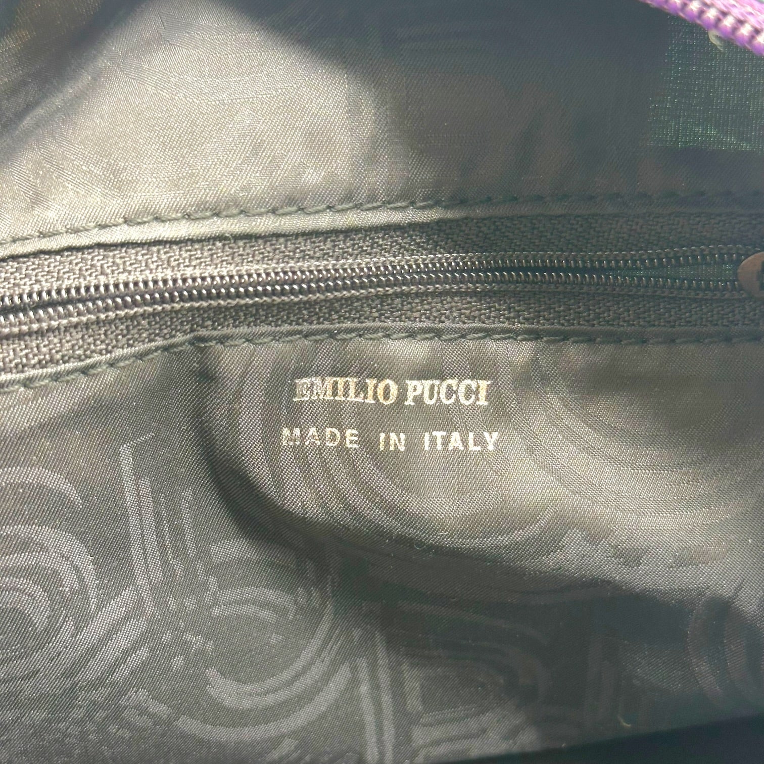 Emilio Pucci Mini Pochette Bag Multicolor Silk
