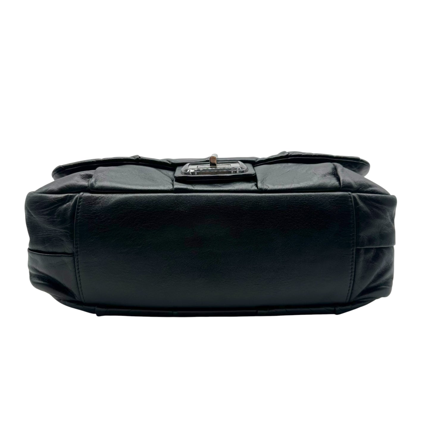 Chanel Black Lambskin Medium Flap Bag