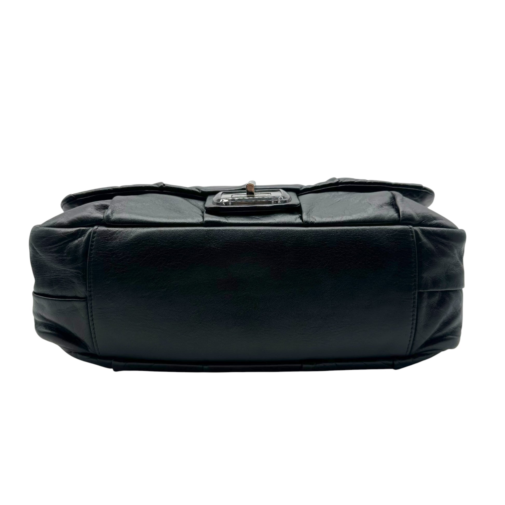 Chanel Black Lambskin Medium Flap Bag