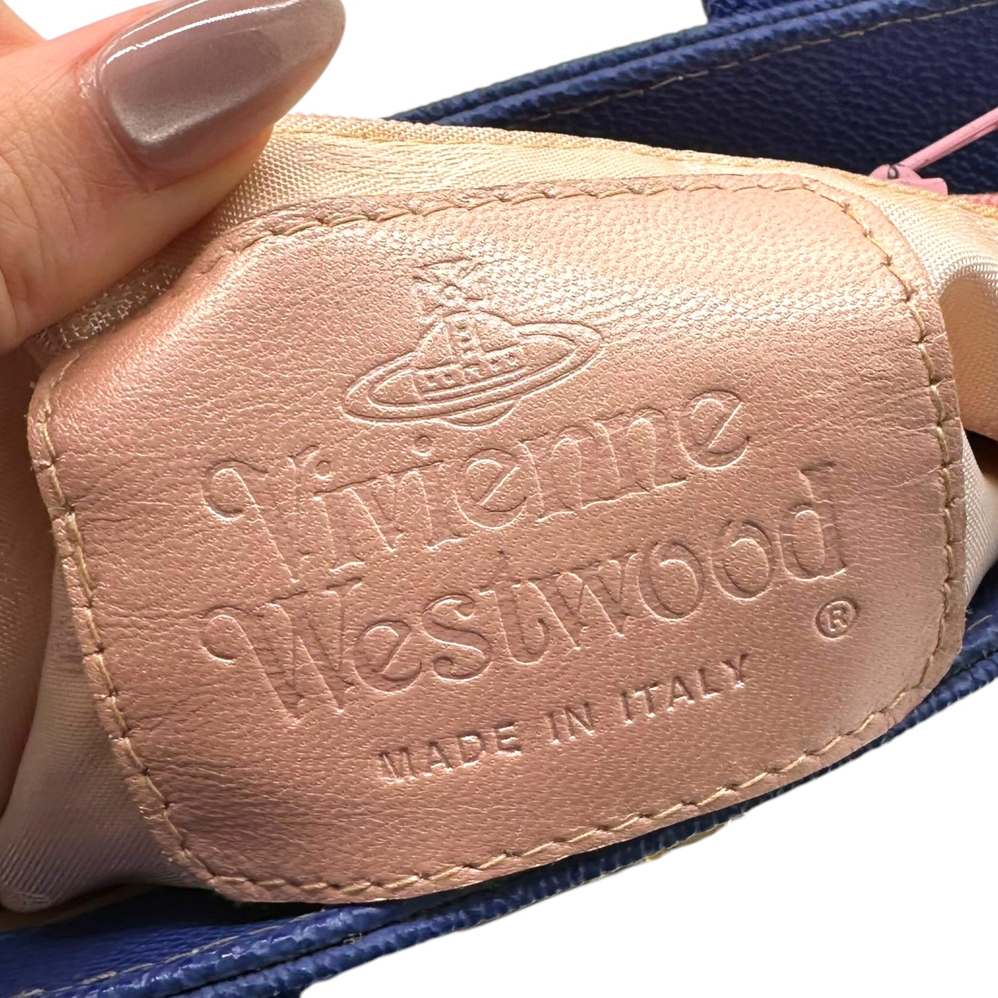 Vivienne Westwood Blue Multicolor Woven Mini Bag - Outfit Repeater