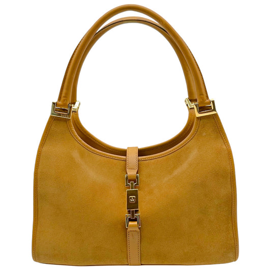 Gucci Tan Suede & Leather Mini Jackie Bag