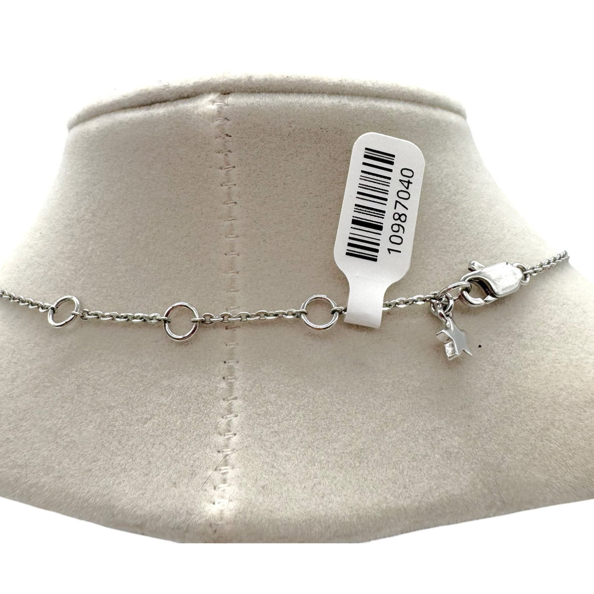 Christian Dior 'Dior for Peace' Silver Crystal Star Embellished Necklace