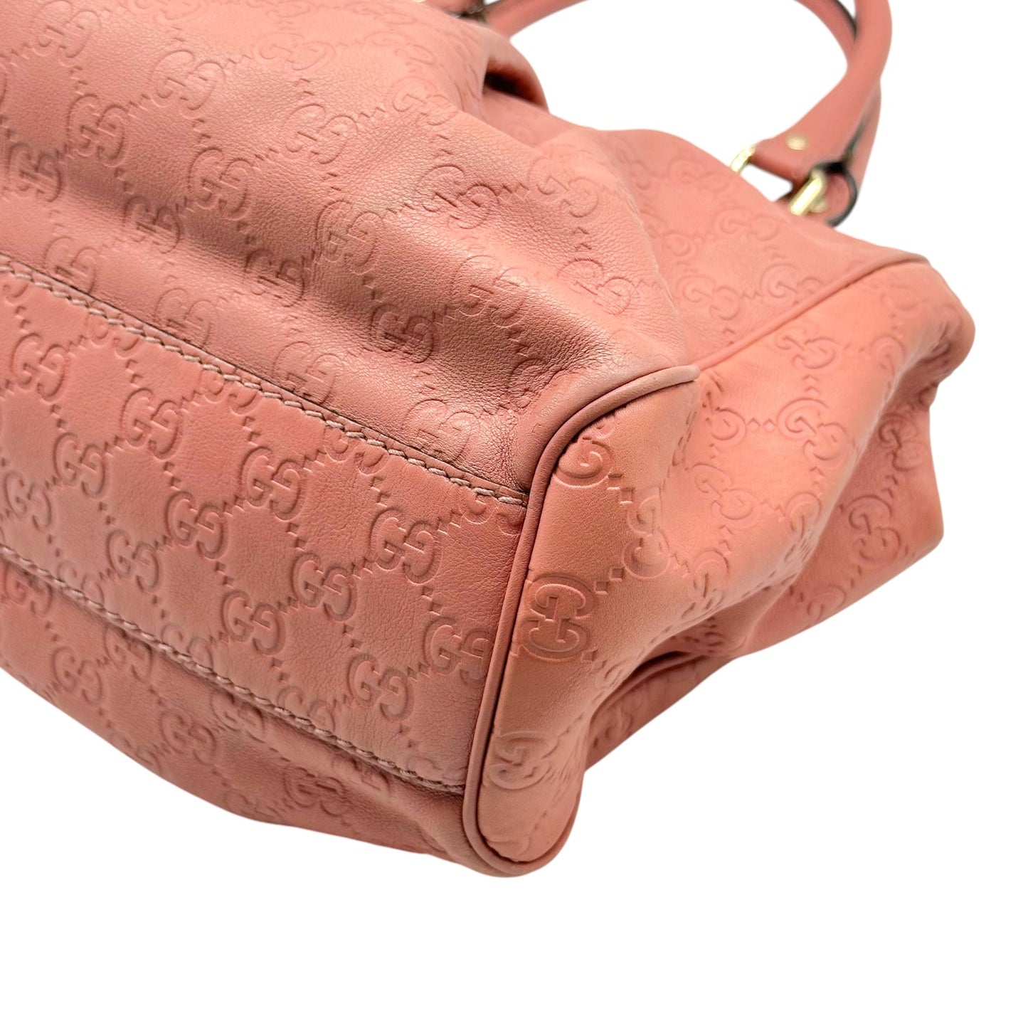 Gucci Small Sukey Shoulder Bag Dusty Rose Pink Leather