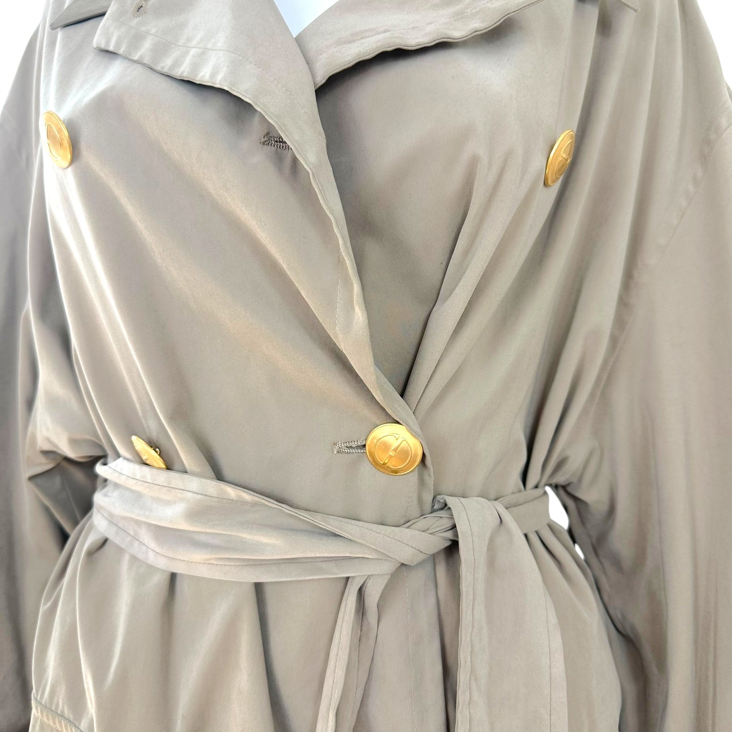 Gucci by Tom Ford 1994 Oversized Khaki Trench Coat