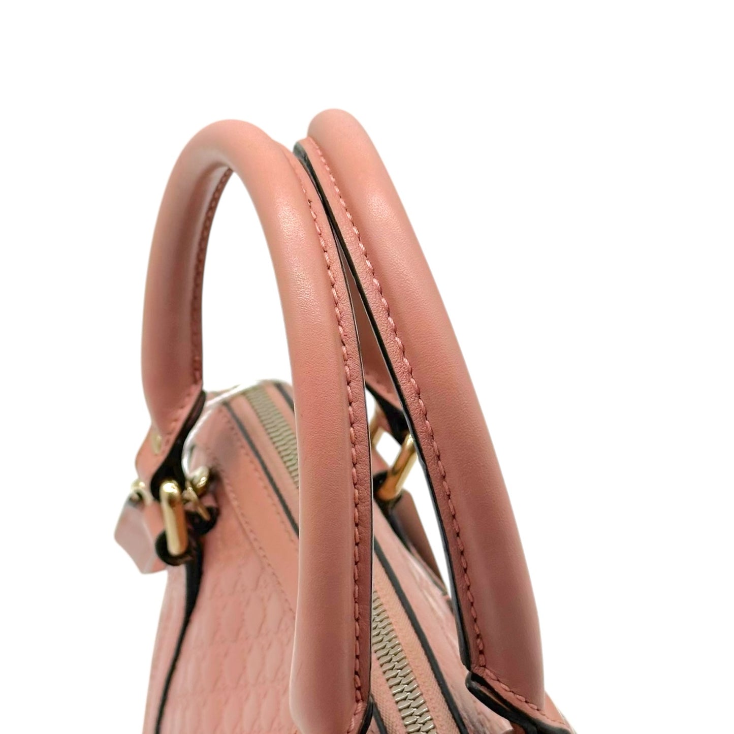 Gucci Pink Embossed Guccissima Monogram 2-Way Mini Bag