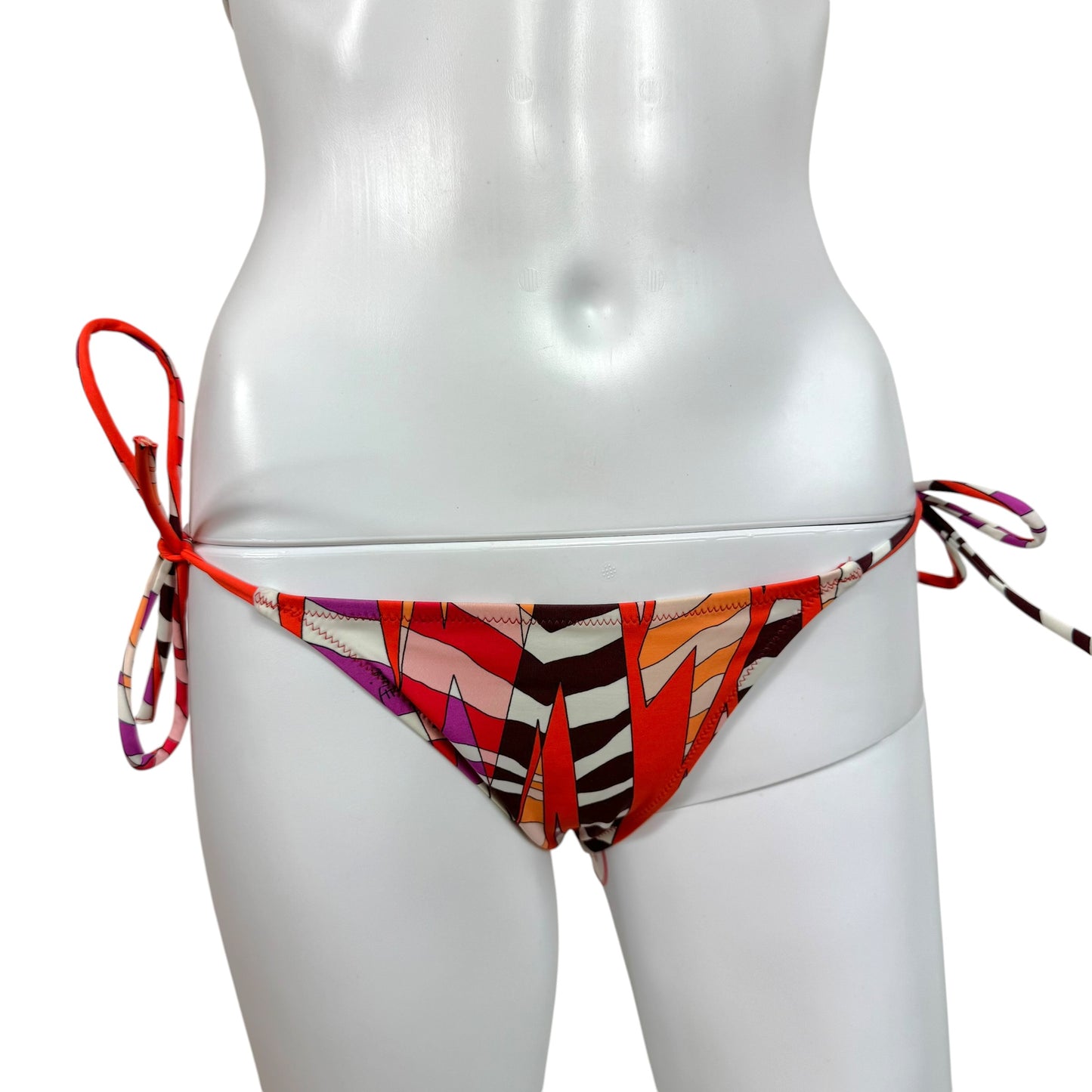 Emilio Pucci Orange & Purple Printed Bikini Set NEW