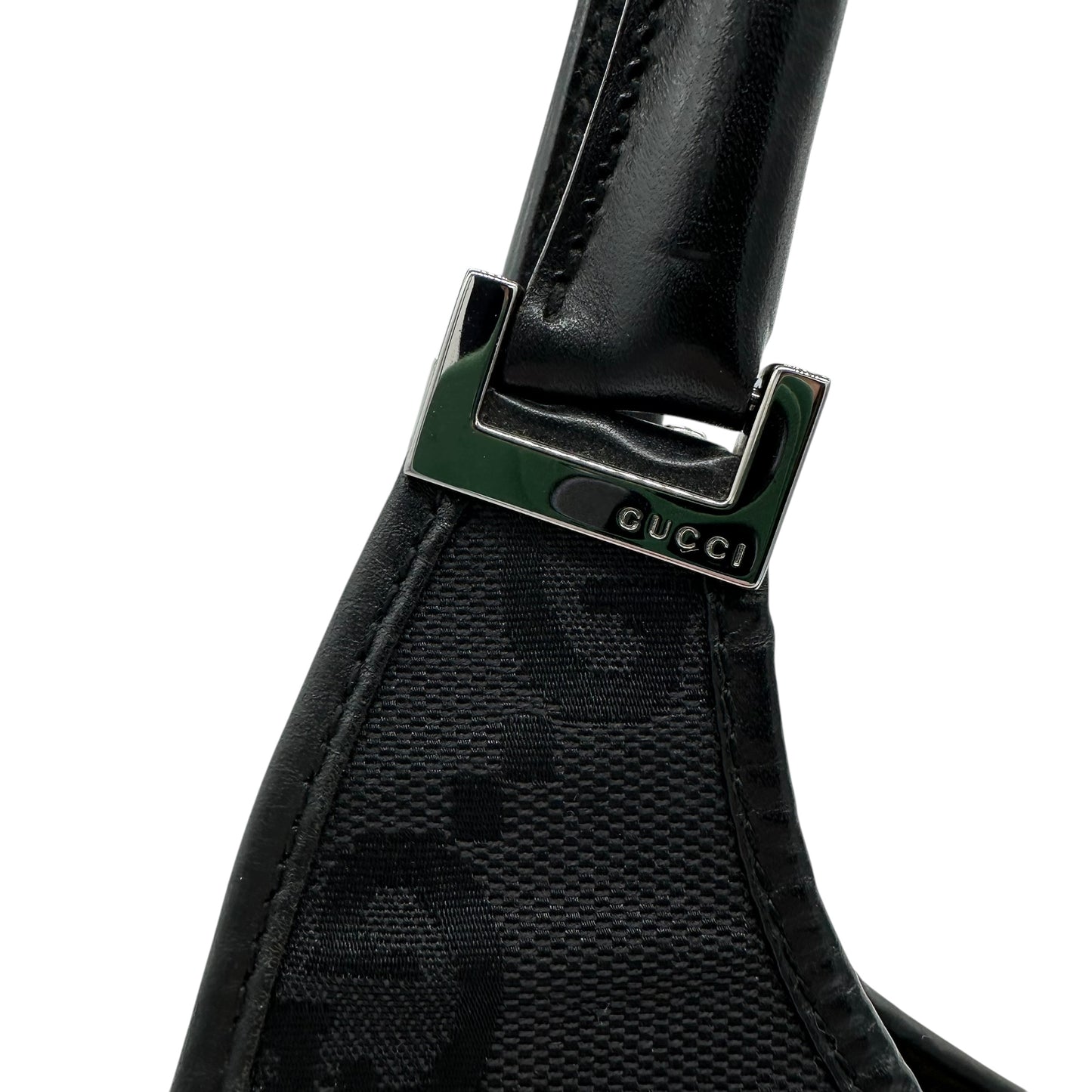 Gucci Black Large Monogram Jackie Bag - Outfit Repeater