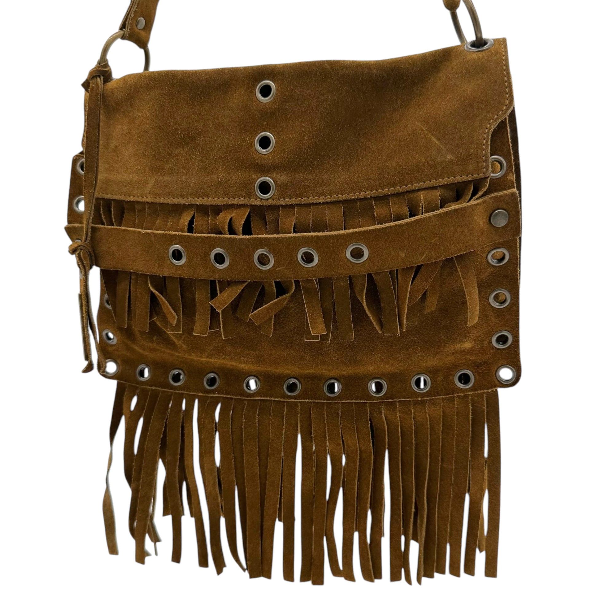 Dolce & Gabbana Brown Suede Fringe Bag - Outfit Repeater