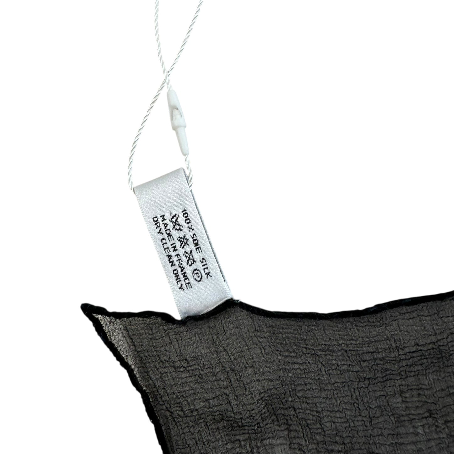 Christian Dior J'Adore Dior Black Silk Scarf - Outfit Repeater