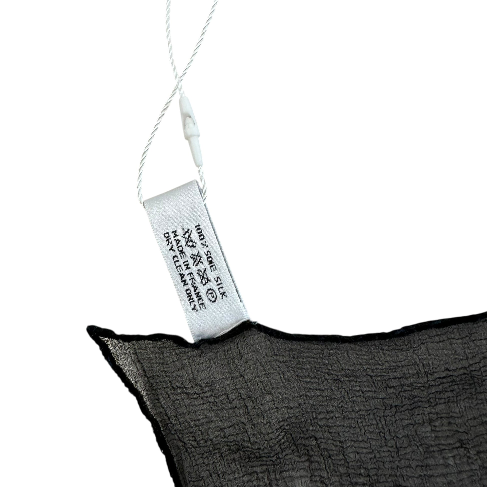 Christian Dior J'Adore Dior Black Silk Scarf - Outfit Repeater