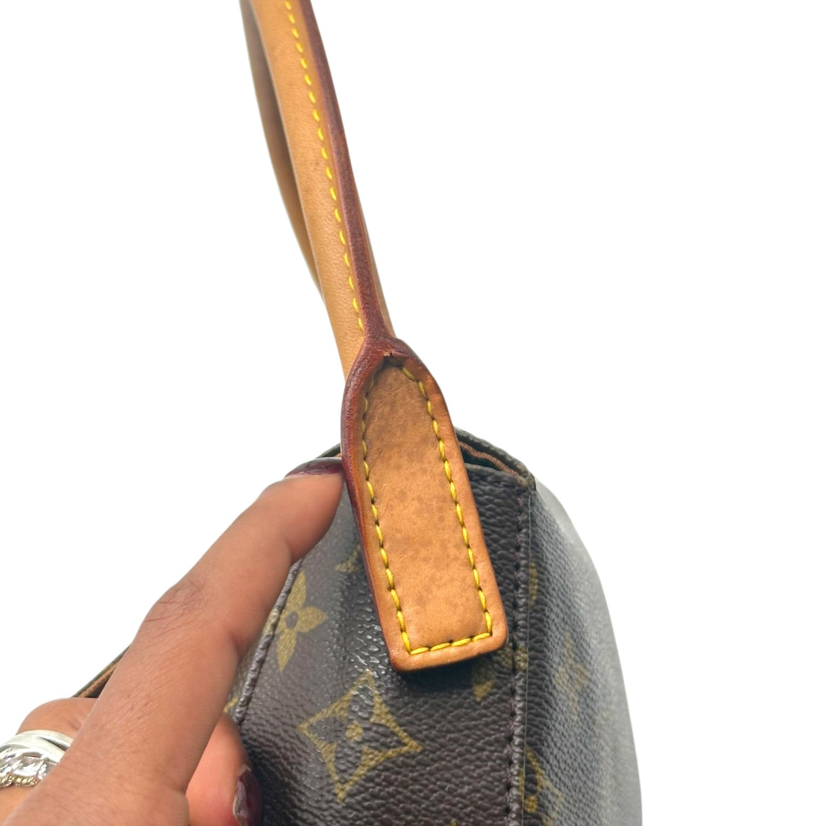 Louis Vuitton Mini Looping Shoulder Bag Brown Monogram