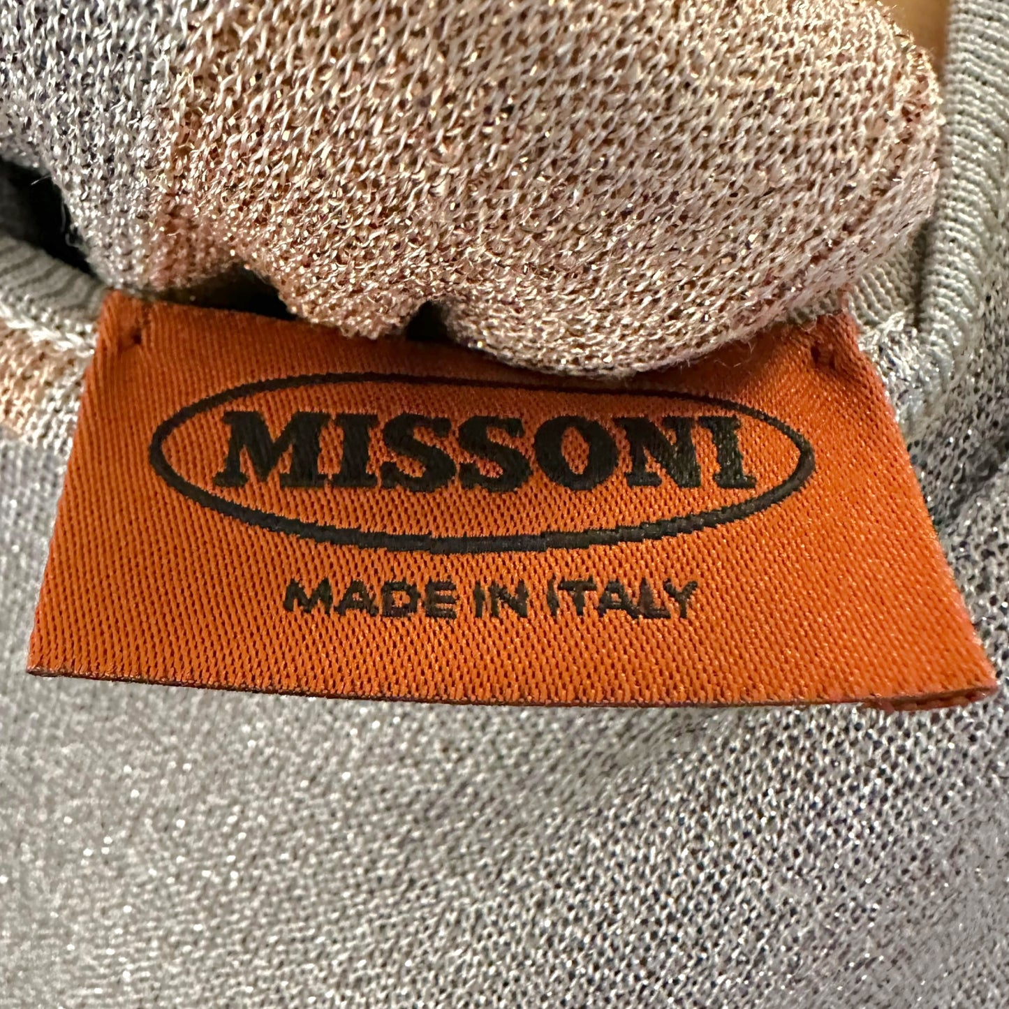 Missoni Semi-Sheer Striped Metallic Knit Maxi Dress