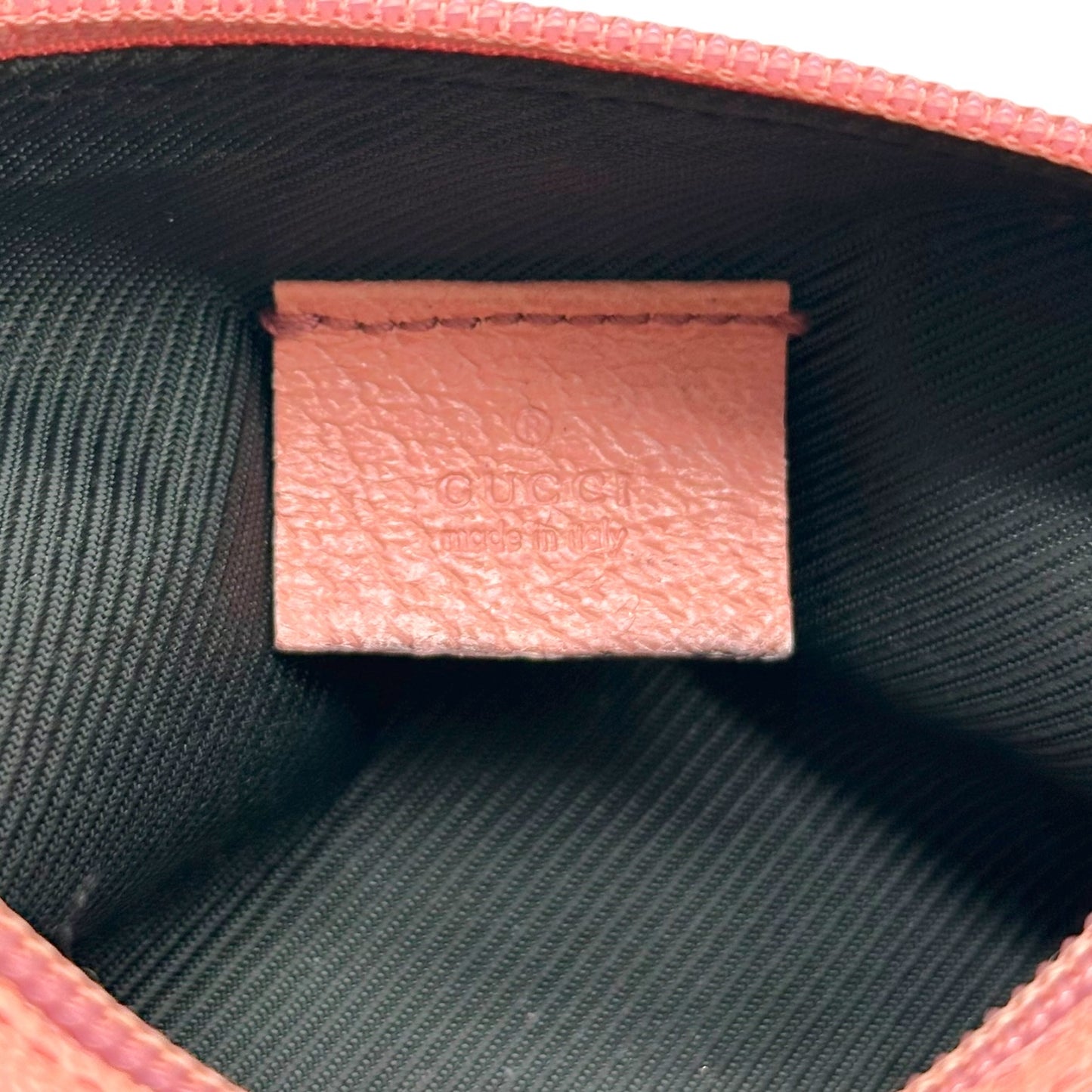 Gucci Small Cosmetic Pouch Pink Tan Monogram