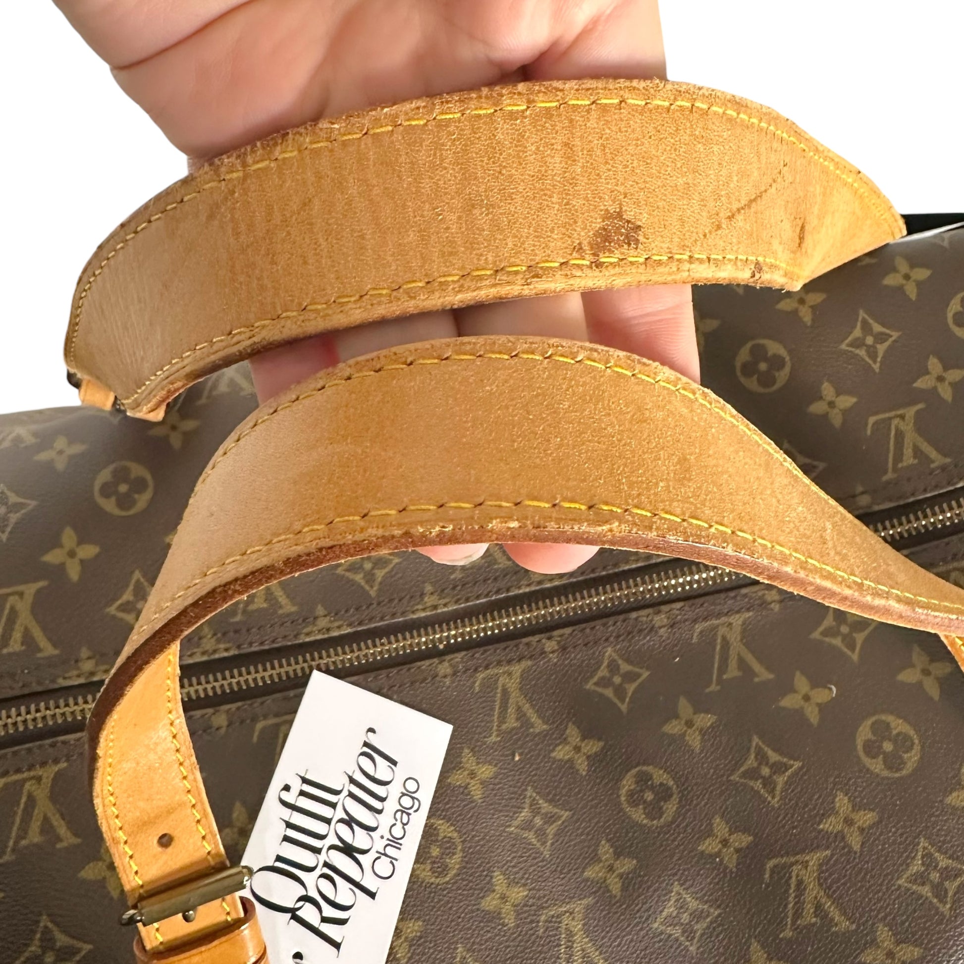 Louis Vuitton Classic Monogram Sac Polochon 60 Duffle Bag - Outfit Repeater