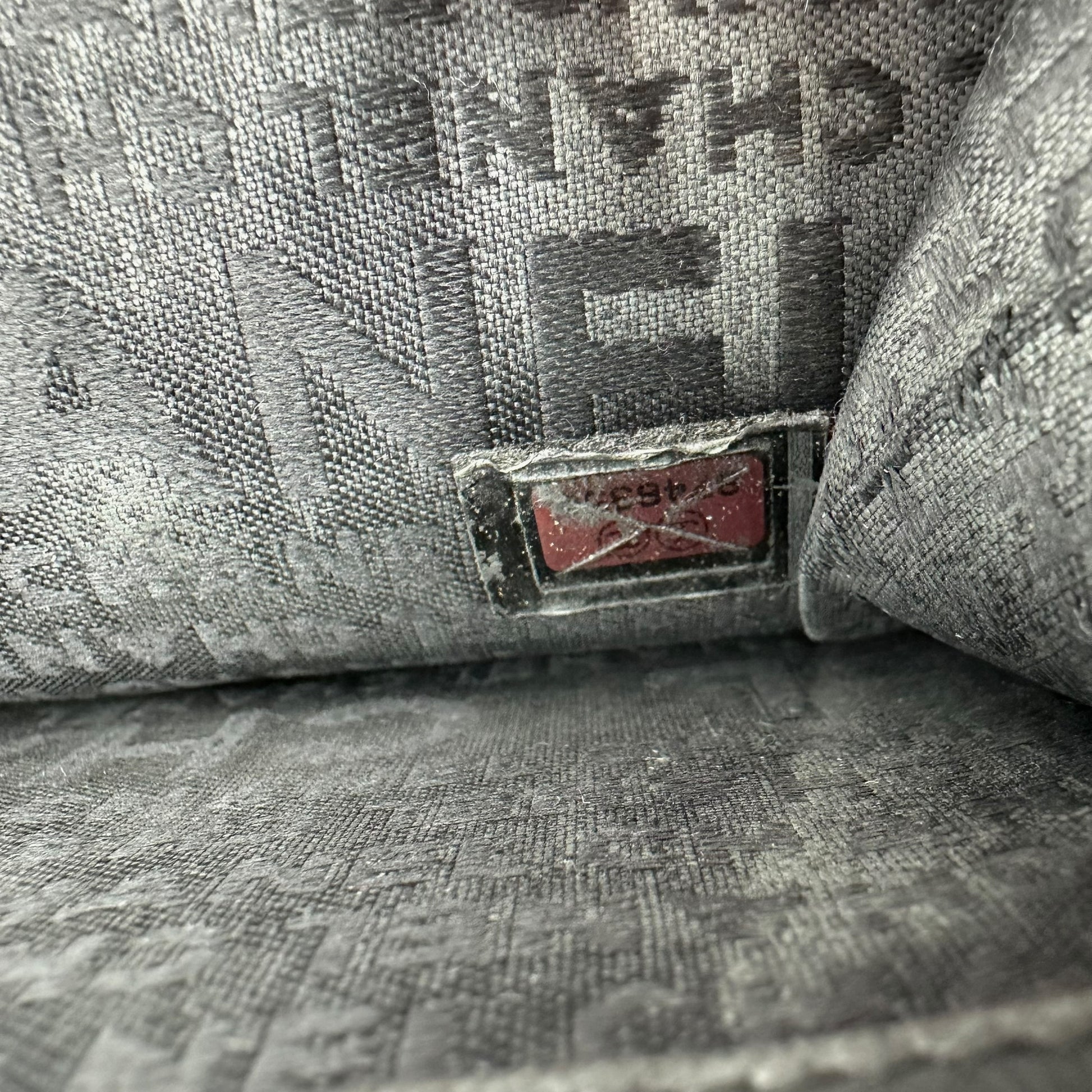 Chanel Black Leather Icon Wallet with Silver Logo Clasp