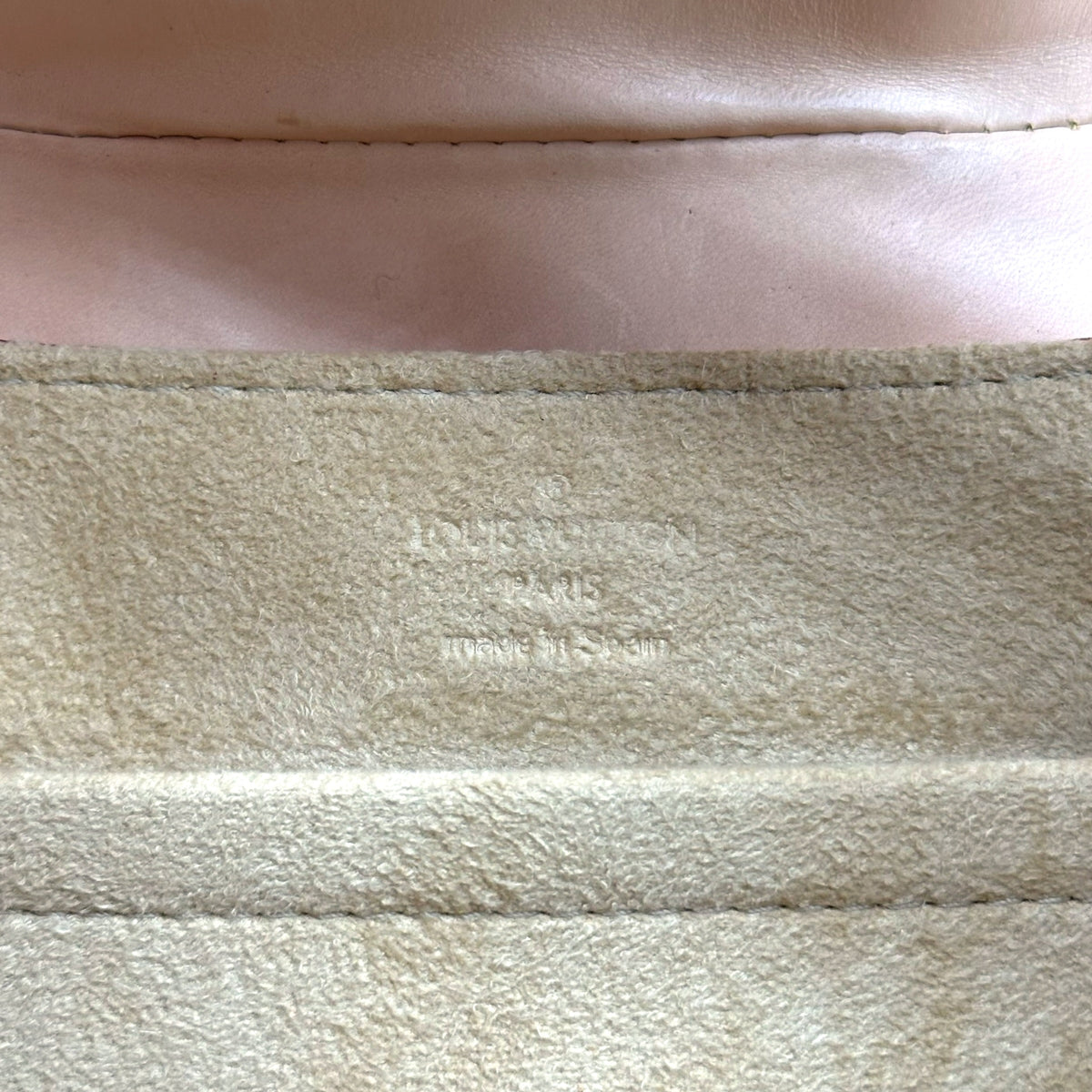 Louis Vuitton Shoulder Bag Classic Monogram Tan Leather