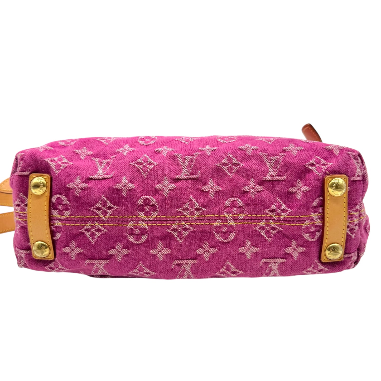 Louis Vuitton Pink Denim Monogram Baggy PM Crossbody Bag - Outfit Repeater