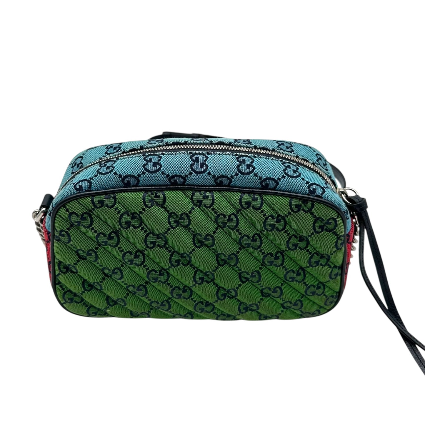 Gucci Marmont Multicolor Monogram Canvas Crossbody Bag