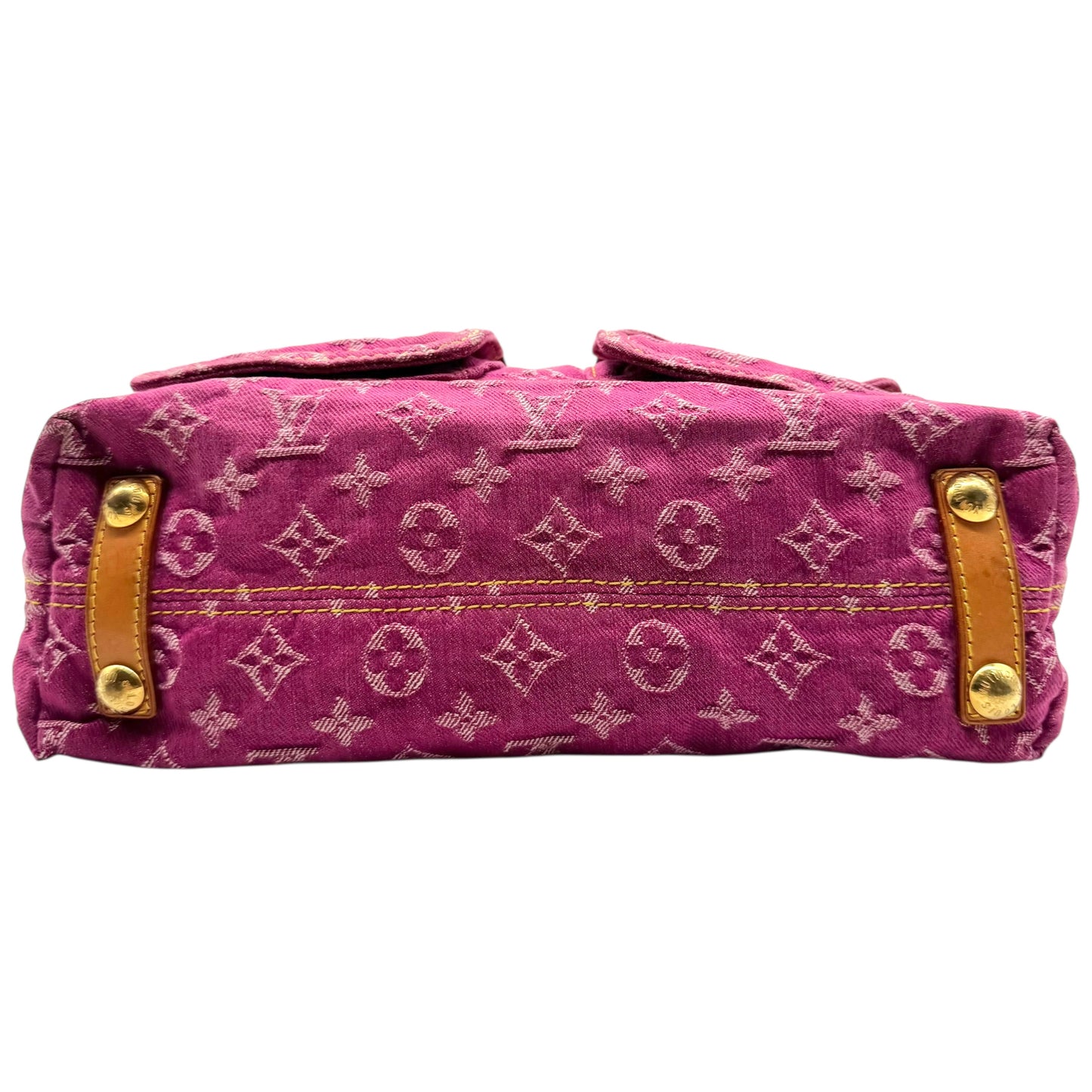 Louis Vuitton Pink Denim Monogram Baggy PM Shoulder Bag - Outfit Repeater