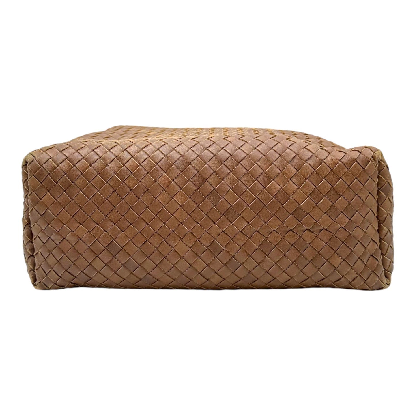 Bottega Veneta Brown Intrecciato Woven Leather Hobo Bag