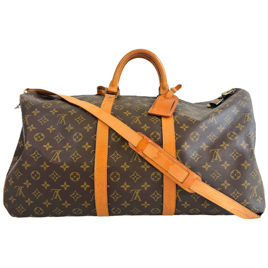 Louis Vuitton Monogram Bandouliere 55 Duffle Bag - Outfit Repeater