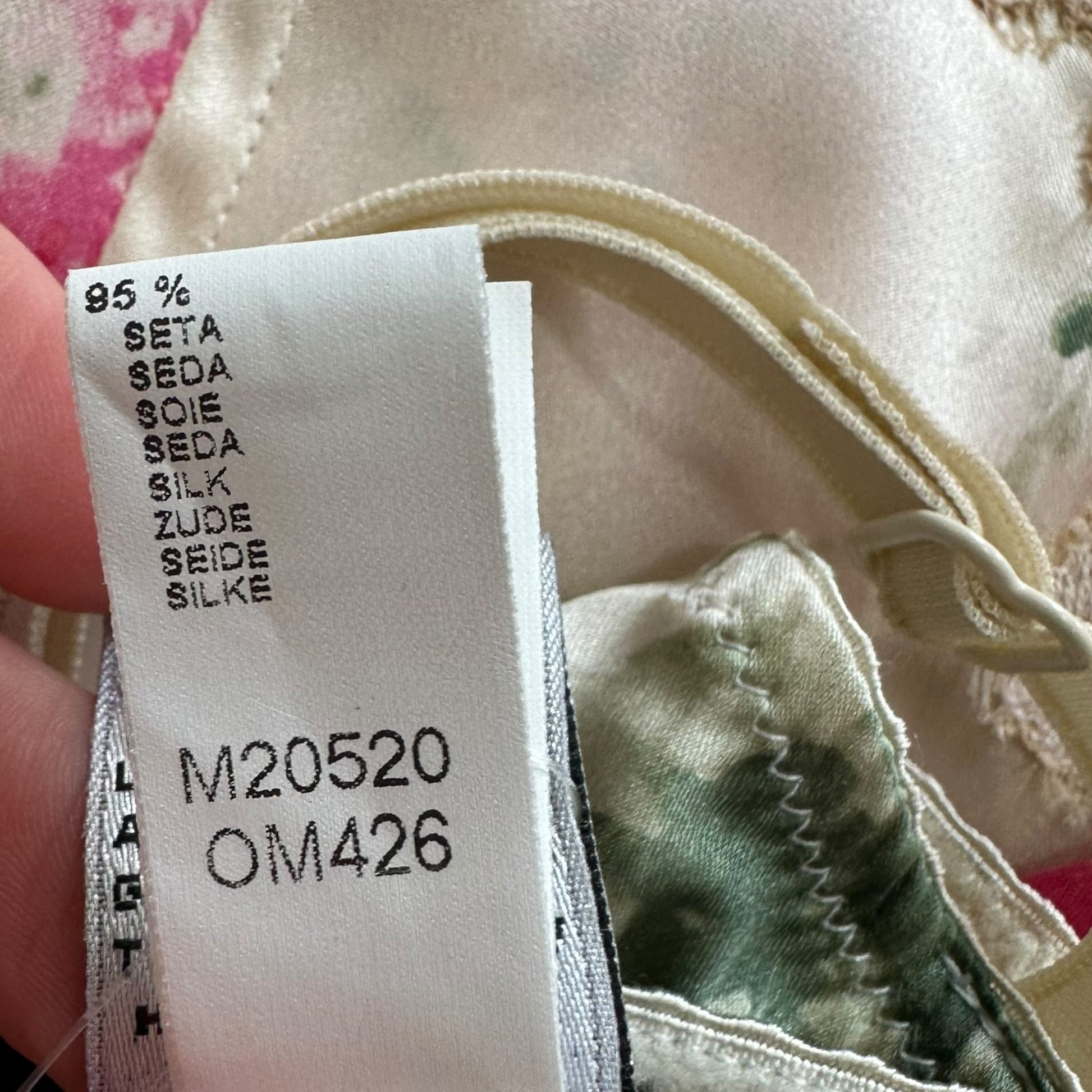 Dolce & Gabbana Ivory Floral & Lace Silk Cami - Outfit Repeater