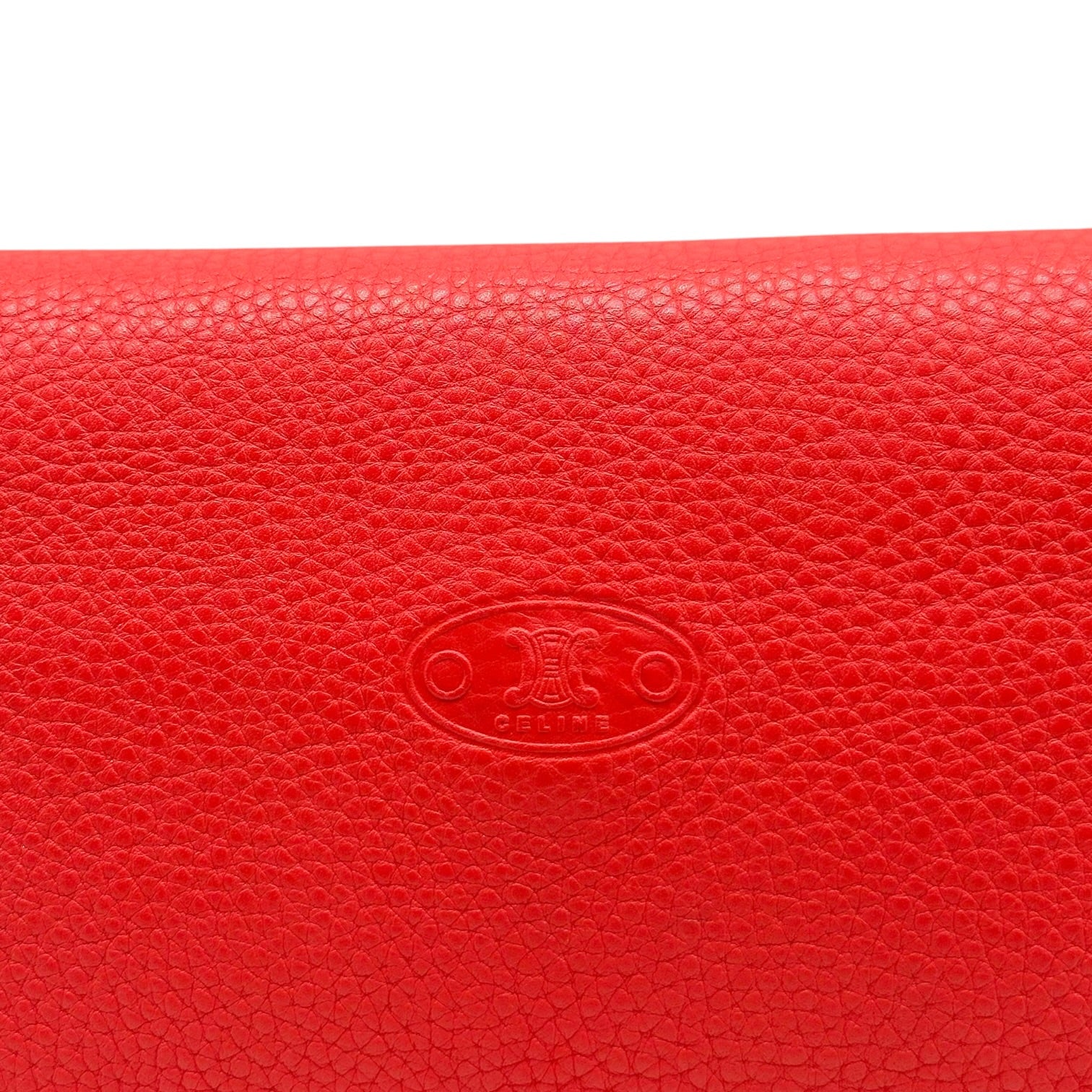Celine Blood Orange Studded Shoulder Bag