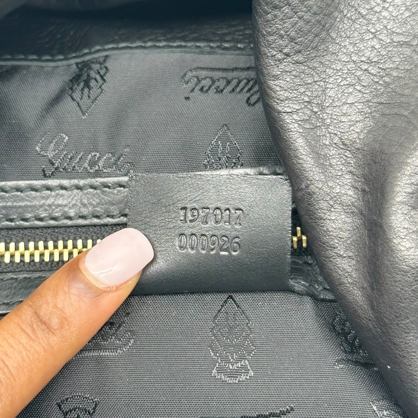 Gucci Python Large Hysteria 2-Way Bag Black Silver