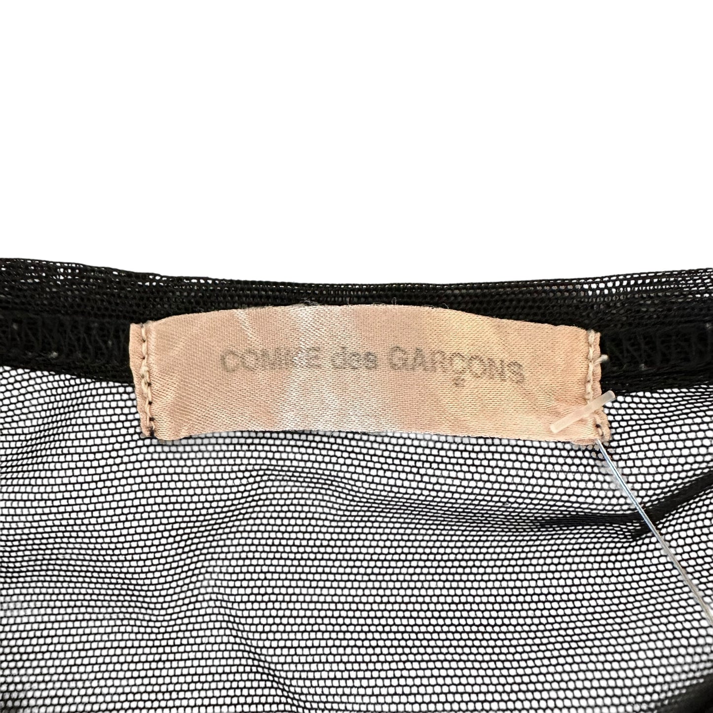 Comme Des Garcons Black Mesh Long Sleeve