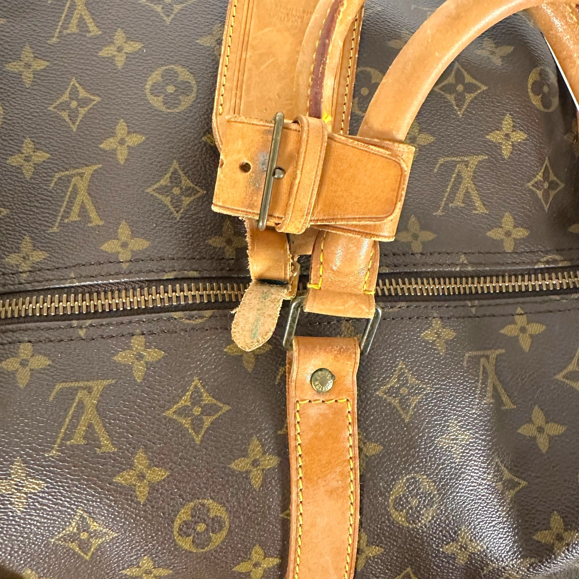Louis Vuitton Classic Monogram Bandouliere 60 Duffle Bag - Outfit Repeater