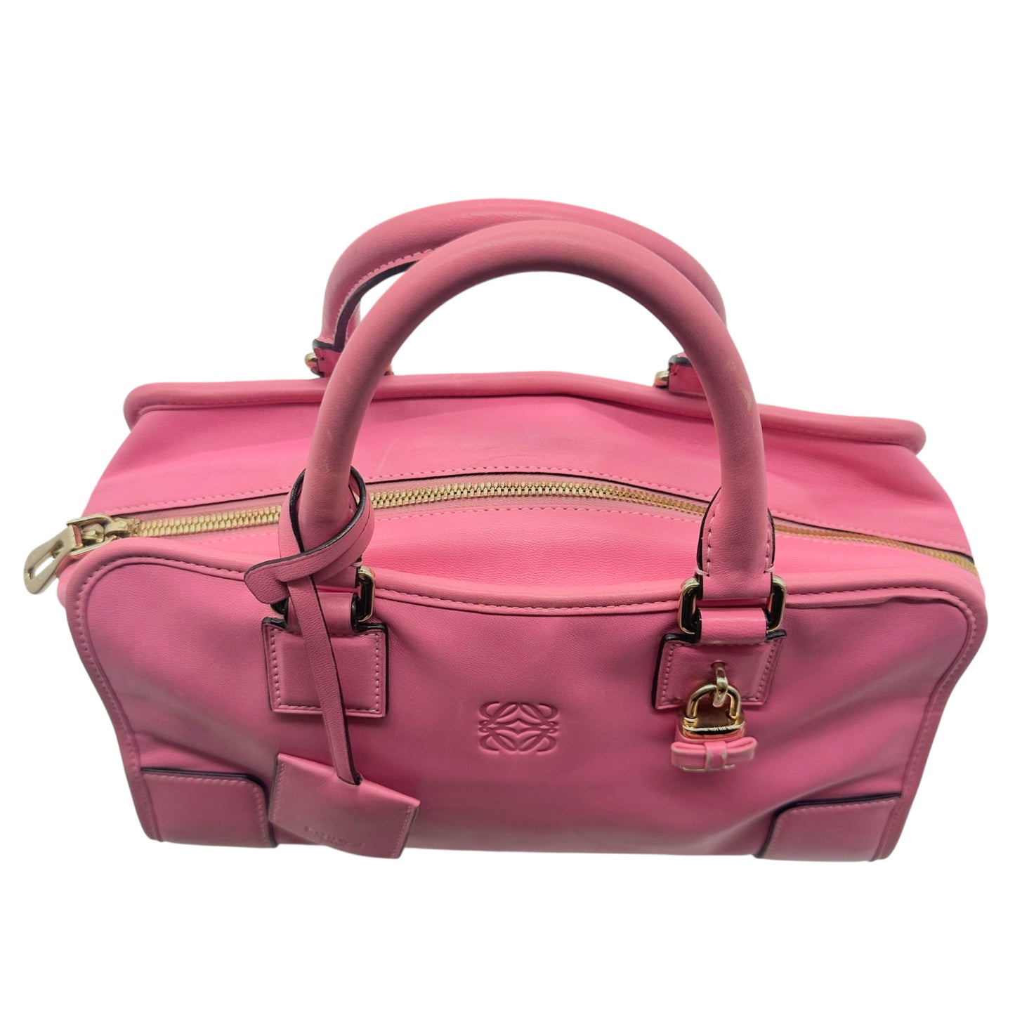 Loewe Pink Leather Amazona Bag