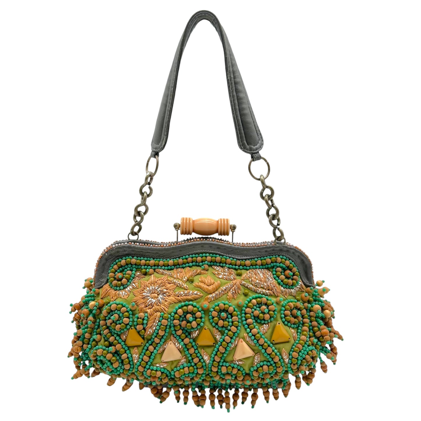 Jamin Puech Beaded Fringe Mini Shoulder Bag