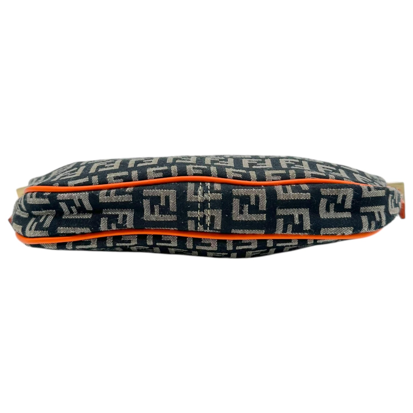 Fendi Pochette Bag Black Orange Zucchino Monogram