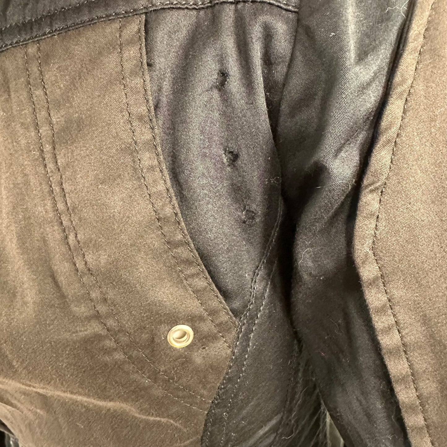 Just Cavalli Roberto Cavalli Grommet & Buckle Zip Up Long Sleeve Top - Outfit Repeater